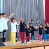 水口小学校で開催された『秋祭り』に出演させていただきました🍂