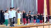 この日のためにみんなでカリスマックスを練習しました♪「水口小学校で開催された『秋祭り』に出演させていただきました🍂」