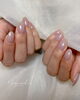 透明感のあるピンクネイル🩷「春の訪れ🌸春に恋しいピンクネイル💅【村上市のネイルサロンNana nail.】」