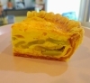 ほんの少し、ピリッとさせました「【北島町ランチ】春の味わい、そら豆と海老のキッシュ登場」