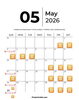 「5月営業日⭐︎」