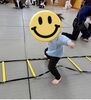 柔道場でラダートレーニングをする子ども「【放デイ】柔道教室に行きました🥋【札幌市北区放課後デイサービス】」