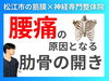 肋骨の開きと腰痛の関係「【肋骨が開きっぱなし】腰が悪くなる原因になります｜今すぐ変えるべき肋骨外旋と反り腰｜筋膜×神経の専門整体院で根本改善【松江・出雲・米子・整体・根本改善】」