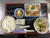 鶏天おろしポン酢、刻みきつねうどん「本日の日替わり」