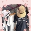 ロゴT×麦わら帽子で春のカジュアルコーデ