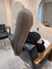 グレージュ強めのミルクティーベージュ「お写真通りに📸/江南美容院/江南市ブリーチ/ハイトーンカラー」