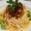 ソラマメと新玉ねぎのペペロンチーノできました♪