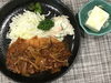 「本日のAランチは　とんかつデミソース」
