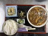 カレーうどん、ちくわの磯辺揚げ「本日の日替わり」