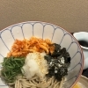 小岩・手打ちそば芯玄の季節限定 駿河湾産揚げ桜海老のおろしぶっかけ蕎麦