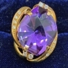 K18 色石リング　お買取りさせて頂きました。　貴金属の買取は貴金属経験35年の当店店長がお待ちします！　　　貴金属の買取　「金町は大黒屋です」　　大黒屋 金町買取センター(金町駅北口徒歩1分） 　JCBギフト975円で店頭販売中　