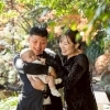 季節色の木々と残す♡ご家族一緒のお宮参りフォト