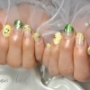 ミモザで彩る春ネイル🌼💛〜静岡市葵区ネイルサロン｜お子様連れ◎丁寧な施術で美爪を叶える♡マグネット追加料金なし☆