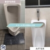 ストール型小便器交換「【ビフォーアフター】ストール型小便器交換」