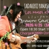 4/25(土)19:00 TADAHIKO YAMASHITA Acoustic Solo Live