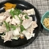 本日のAランチは　しゃぶしゃぶ風　ゴマだれ