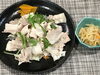 「本日のAランチは　しゃぶしゃぶ風　ゴマだれ」
