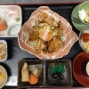 鶏照り焼きの温玉のせ本日の和定食ランチ