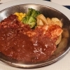 カフェダイナーオフショアー明石オリジナルフードチキンのアーモンド揚げ