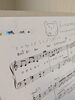勉強用の楽譜は書き込みで溢れていました！「「お母さんが好きな曲」に、4年生の生徒さんが挑戦しています」