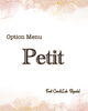 「【新メニュー】オプションメニュー“Petit”」