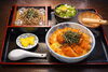 「大人気のかつ丼とざる蕎麦の満足セット」