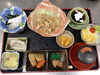 「豚皿とお刺身付き 本日の和定食ランチ」