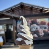 暑くなってきました！米っこ最上（鮭川村）でソフトクリームの販売をしています🍦