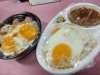 フランクエッグ丼・スパイシーエッグカレーライス「本日は、14時まで営業！」