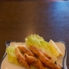 お酒にピッタリ！　鶏皮ぎょうざ【足立区　一ツ家　食堂　居酒屋　三岩食堂】