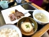 「和風レストランまるまつ猪苗代店で、厚切り牛タン焼き定食ランチ」