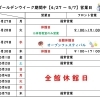 ゴールデンウィーク期間 営業日のお知らせ【4/27 ～ 5/7】