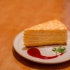 薄焼きクレープケーキで、ゆったりカフェ時間を