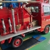 消防車にもブリヂストンECOPIAを装着しました