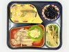 今治の高齢者向け宅配弁当。昼食は牛肉ときのこの柚子風味炒め。「4/29(水)の昼食は「牛肉ときのこの柚子風味炒め」」