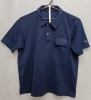「《学生服リユース》【入荷しました】蕨市第二中　紺色半袖　ポロシャツ」