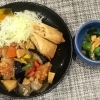 本日のAランチは　とりからの甘酢あんかけ