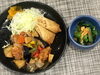 「本日のAランチは　とりからの甘酢あんかけ」