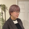春カラー ペールピンク 伊丹 美容室