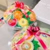リボンで可愛く華やかなフルーツの盛りかご🎀　ギフトにぴったり🎁　新鮮果実 日野屋　 枚方ビオルネ北館地下1階