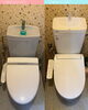 トイレ交換工事ビフォーアフター「【ビフォーアフター】LIXILアメージュ便器へお取替えしました」