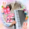 鍵盤模様の椅子にキュン♪ お耳の奥で聞こえる“ピアノの音”《船橋日大前のピアノ教室♪ ルプリーズ音楽教室♪》