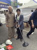 地雷探知機を待たせて頂いた「カンボジアで地雷処理をされている高山良二様とお会いしました。」