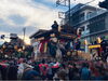 青梅大祭。競り合う山車「500年の時を越えて響く音、青梅大祭✨ 」