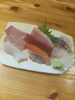 刺身盛り合わせ「水族館帰りって刺身って食べたくなりますよね」