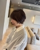 洗練された大人女性の美髪「柔らかショートにチェンジ。次はパーマでさらに似合わせスタイルへ」