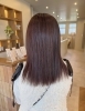 「ピンクカラー×髪質改善トリートメントでつやさらヘアに」