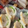 【おすすめ👉️】ビーフ100％ハンバーグサンド　【再登場】ごちそうコッペ