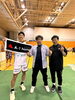 社長(中央)と茨城BACKBONEに所属する社員2名「【現場レポート】【3X3】つくば市にて熱い戦いを観戦してきました！」