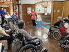 避難訓練の様子「神郷デイサービスセンターです！」